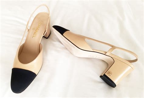 chanel scarpe donna slingback|Chanel slingbacks.